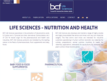 Tablet Screenshot of bcf-lifesciences.com